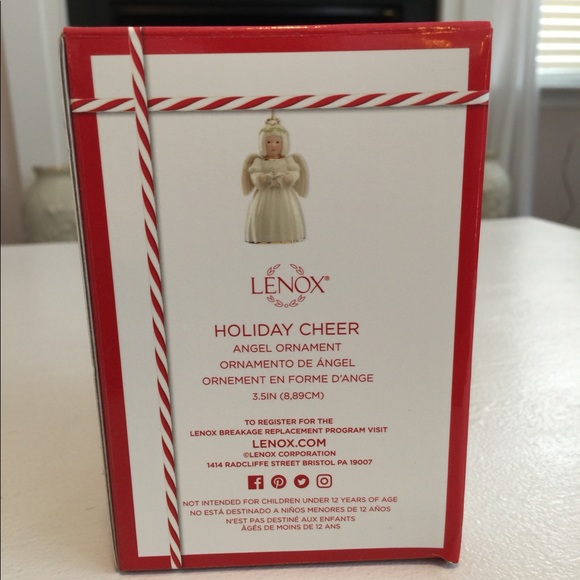 🎉SALE NIB Lenox Holiday Cheer Angel Ornament - Picture 4 of 5